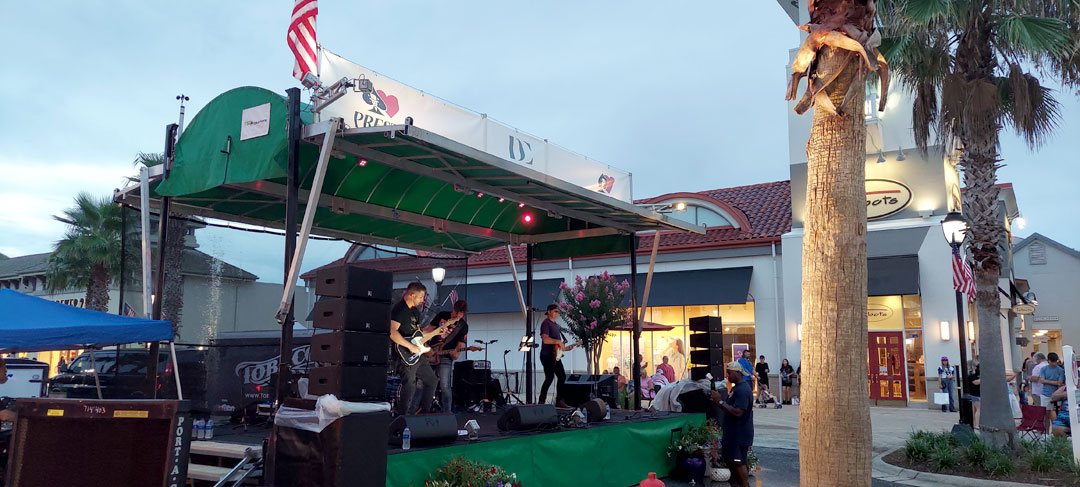 Mobile Stage at Destin Commons